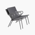 SET OF 2 LOW LOUNGE CHAIRS